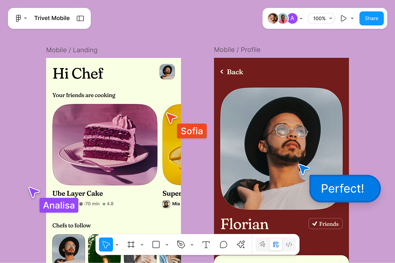 Figma product screenshot
