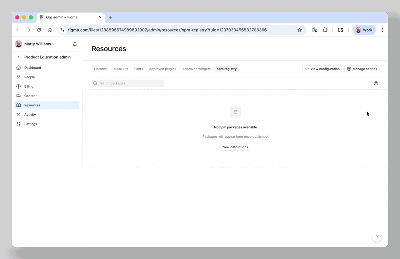 Follow these steps to publish a private npm package.